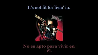 Judas Priest - Beyond The Realms Of Death - 08 - Lyrics / Subtitulos en español (Nwobhm) Traducida