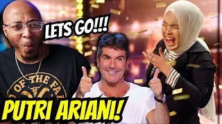 THIS WAS WORTH THE WAIT! | Putri Ariani receives the GOLDEN BUZZER from Simon Cowell (REACTION!)