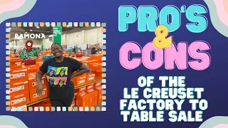 THE PROS & CONS OF MY FIRST LE CREUSET FACTORY TO TABLE SALE /WHAT'S IN MY MYSTERY BOX