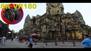 INNER COURTYARD AREA of ANGKOR WAT a magical place 8K 4K VR180 3D (Travel Videos ASMR Music)