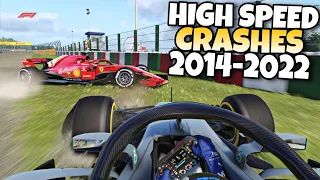 F1 HIGH SPEED CRASHES 2014 - 2022 #9