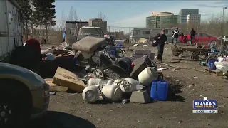The city begins abatement of Cuddy Park in Anchorage