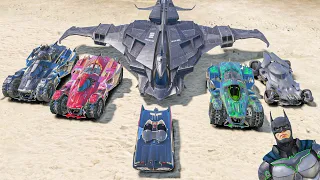 GTA 5 - Stealing Batman All Vehicles  - (Real Life Cars)