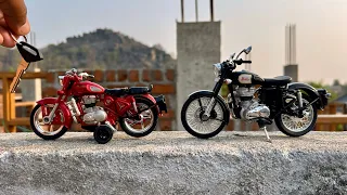 Unboxing of Royal Enfield Classic 350 | Royal Enfield Meteor 350 Scale 1:12 Model | Miniature | DIY