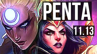 DIANA vs LEBLANC (MID) | Penta, 900+ games, Legendary, 800K mastery | EUW Grandmaster | v11.13