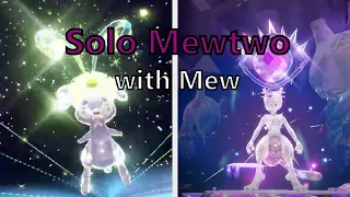 Solo Mewtwo Tera Raid with Mew