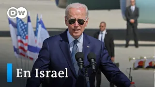 Biden llega a Israel en su primera visita a Oriente Próximo