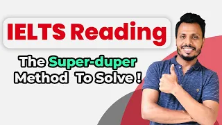 IELTS Reading | The Super-duper Method To Solve | With The Big-name IELTS Trainer Nirjhar Sir