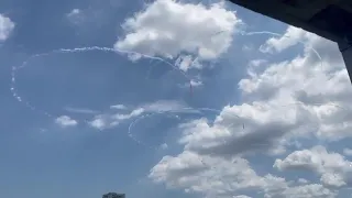 Japanese Airforce Draw Colorful Olympic Rings in Tokyo Sky Ahead of Opening Ceremony