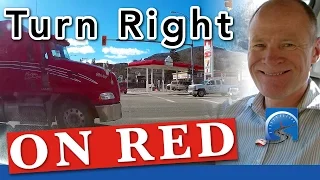 How to Turn Right At An Intersection On A Red Light
