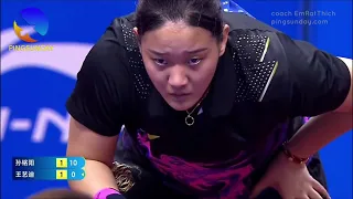 Win 11-0 | Sun Mingyang vs Wang Yidi