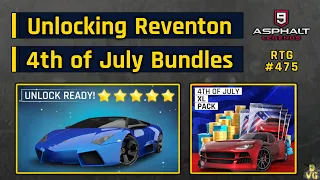 Asphalt 9 | Unlocking Reventon & 4th of July Bundles | RTG #475