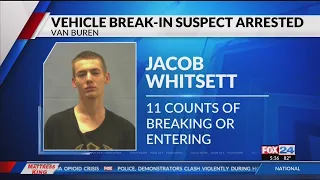 Suspect arrested after multiple vehicle break-ins and thefts in Van Buren KFTA