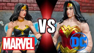 McFarlane Wonder Woman Vs Hasbro Power Princess!