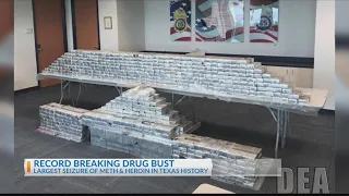 Texas K-9 officer sniffs out meth hidden in truck worth $45 million