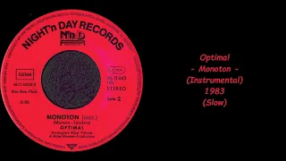 Optimal - Monoton (Instrumental) - 1983 (Slow)