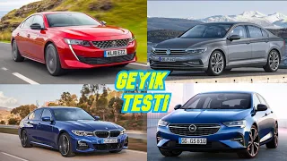 D SEGMENTİ ARAÇLARIN GEYİK TESTLERİ | (Passat , 508 , Insignia , Superb)