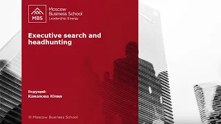 Executive search and headhunting