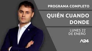 Asesinato de Umma: Habla Patricia Bullrich #QuiénCuándoDónde PROGRAMA COMPLETO 22/01/2024