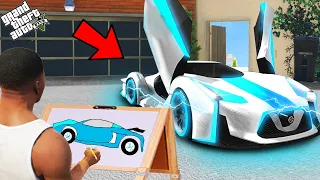 Franklin Search The Biggest And Strongest God Car Using Magical Painting In Gta V