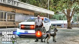 GTA 5 MODS LSPDFR 0.4.2 - EP 47 - K9 TAHOE PATROL!!! (GTA 5 REAL LIFE PC MOD)