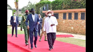 President Museveni and H.E Salva Kiir of South Sudan address Conference on Climate change in Kampala