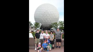 Epcot on our third day at Disney