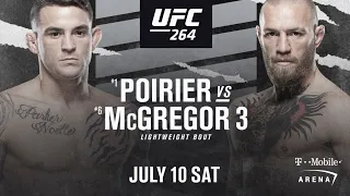 UFC 264 POIRIER VS MCGREGOR FULL FIGHT CARD