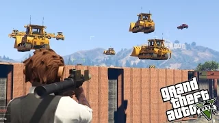 BULDOZER YAĞMURU!! - GTA 5 Online Komik Anlar #119