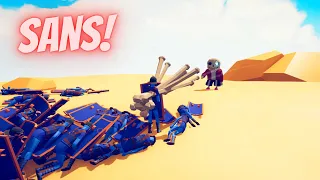 SANS vs EVERY FACTION ARMY - Totally Accurate Battle Simulator - TABS