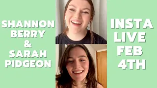 Shannon Berry & Sarah Pidgeon | The Wilds | Instagram Live - Feb 4, 2021 (FULL)