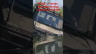 БРОД 1,7 метра Mercedes Unimog перетащил ГАЗ-69 джипер-оператор чуть не утонул #shorts #offroad