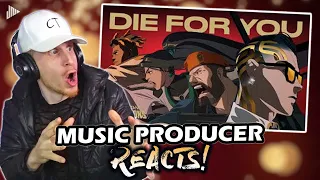 Music Producer Reacts to Die For You ft. Grabbitz | VALORANT Champions 2021