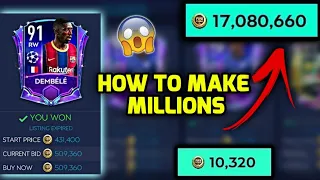 HOW TO MAKE MILLIONS OF COINS IN FIFA MOBILE 21 | BEST SNIPING FILTERS & INVESTMENTS IN FIFA MOBILE