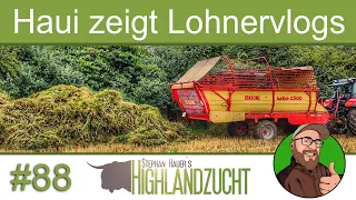 FarmVlog #88: Lohnarbeiten / Ladewagen fahren