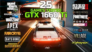 Nvidia GeForce GTX 1660 Ti In 2022 | 25 Games Tested | #gtx1660ti