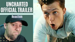 Sony's UNCHARTED - Official Trailer (REACTION) | Mark Wahlberg is Sully!?