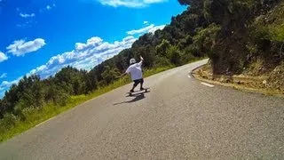 Longboarding in Barcelona with the Baffle 37