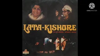 Tere Mere Milan Ki Yeh Raina - Kishore Kumar & Lata Mangeshkar Live At London - Wembley Arena (1983)