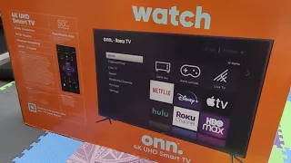 $200 50 Inch ONN TV Unboxing Live!