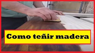 Como teñir madera - MECANOPEDIA POPULAR