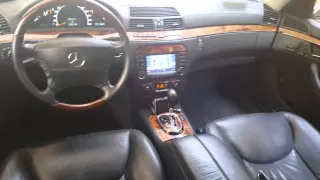 Mercedes v12 twin turbo w220 2003 video 2