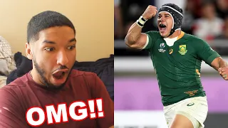 INSANE SPEED!! NFL Fan Reacts to CHESLIN KOLBE - The Best Rugby Player In The World?