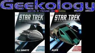 Star Trek: The Official Starships Collection 124 & 125 - Geekology s6e23