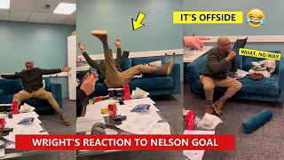 🤣Ian Wright Hilarious Reaction to Reiss Nelson's Winning Goal vs Bournemouth & Offside Whisper!