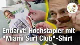 Entlarvt: Hochstapler mit "Miami Surf Club"-Shirt war nie in Miami surfen! [P24 deckt auf]