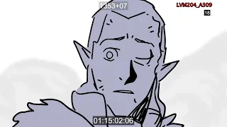 Legend of Vox Machina Storyboard Animatic S02E04 Those Who Walk Away  Vex vs  Purvan cuts