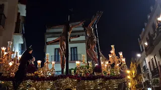 Cristo de la Conversión del Buen Ladrón de Montserrat por Puerta del Arenal/Castelar