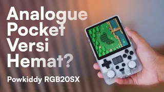 REVIEW - Powkiddy RGB20SX Retro Handheld Murah Alternatif Analogue Pocket?