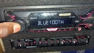 HOW TO CONECT BLUETOOTH ON CAR RADIO SONY DSX-A410BT